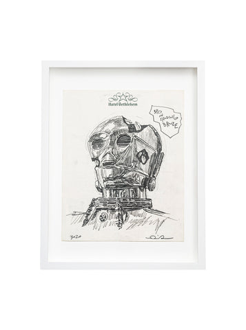 Hotel Bethlehem: C3PO in Eroding Bronze