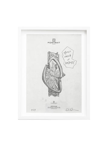 Portrait: Eroded Watch in Amethyst
