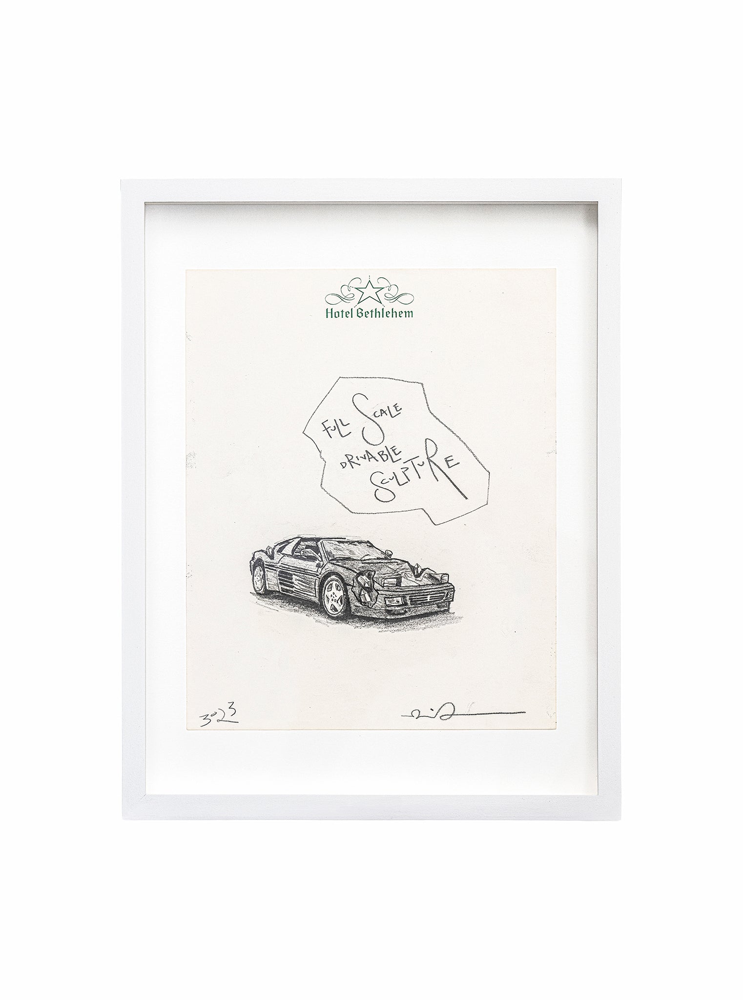 Hotel Bethlehem: Full Scale Drivable Sculpture