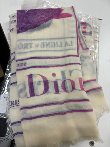 Dior Scarf Pink/Ivory