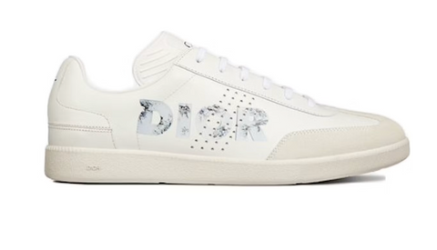 Dior Low Tops White/Grey Dior Logo Size 38